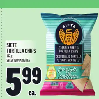 Metro SIETE TORTILLA CHIPS offer