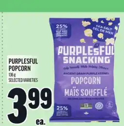 Metro PURPLESFUL POPCORN offer