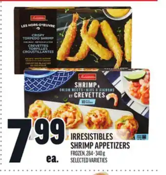 Metro IRRESISTIBLES SHRIMP APPETIZERS offer