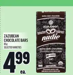 Metro ZAZUBEAN CHOCOLATE BARS offer