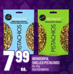 Metro WONDERFUL SHELLED PISTACHIOS offer