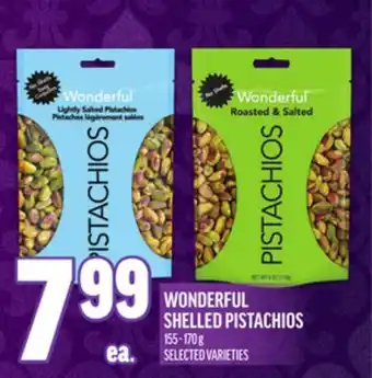 Metro WONDERFUL SHELLED PISTACHIOS offer