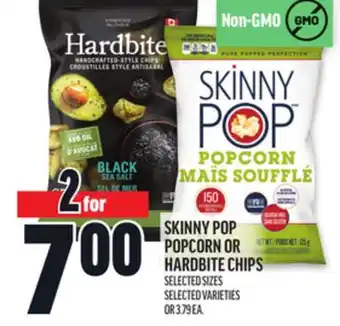 Metro SKINNY POP POPCORN OR HARDBITE CHIPS offer