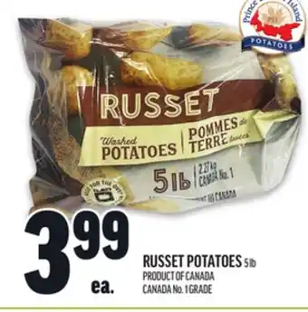 Metro RUSSET POTATOES offer