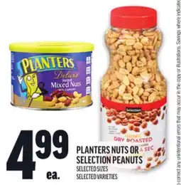 Metro PLANTERS NUTS OR SELECTION PEANUTS offer