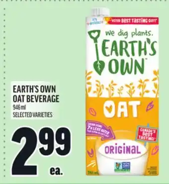 Metro EARTH'S OWN OAT BEVERAGE offer