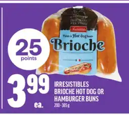 Metro IRRESISTIBLES BRIOCHE HOT DOG OR HAMBURGER BUNS offer