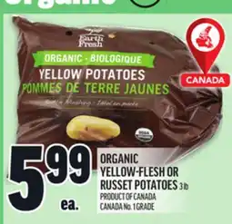 Metro ORGANIC YELLOW-FLESH OR RUSSET POTATOES offer