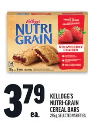 Metro KELLOGG'S NUTRI-GRAIN CEREAL BARS offer