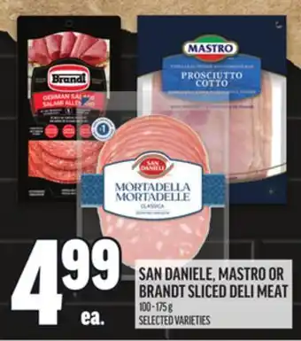 Metro SAN DANIELE, MASTRO OR BRANDT SLICED DELI MEAT offer