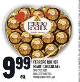 Metro FERRERO ROCHER HEART CHOCOLATE offer