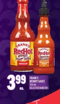 Metro FRANK'S REDHOT SAUCE offer