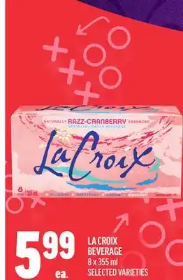 Metro LA CROIX BEVERAGE offer