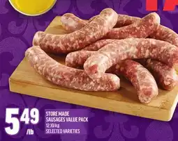 Metro STORE MADE SAUSAGES VALUE PACK offer