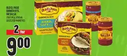 Metro OLD EL PASO DINNER KITS, OR SALSA offer