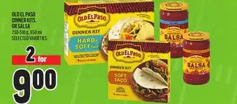 Metro OLD EL PASO DINNER KITS, OR SALSA offer