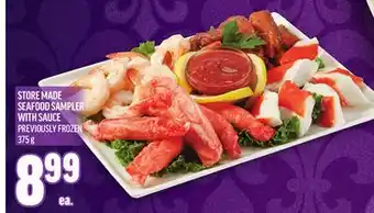 Metro STORE MADE SEAFOOD SAMPLER WITH SAUCE offer