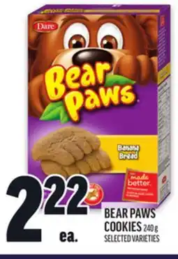 Metro BEAR PAWS COOKIES offer