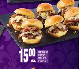 Metro FRESH 2 GO SLIDERS offer