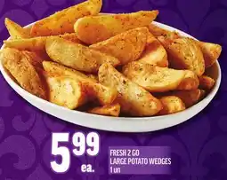 Metro FRESH 2 GO LARGE POTATO WEDGES offer