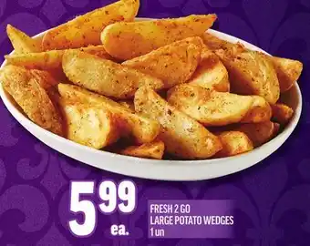 Metro FRESH 2 GO LARGE POTATO WEDGES offer