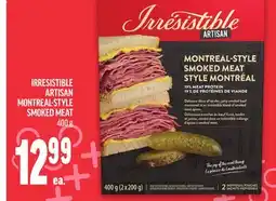 Metro IRRESISTIBLE ARTISAN MONTREAL-STYLE SMOKED MEAT offer