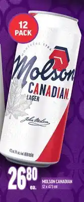 Metro MOLSON CANADIAN offer