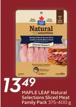 Sobeys MAPLE LEAF Natural Selections Sliced Meat offer