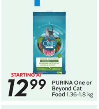 Sobeys PURINA One or Beyond Cat Food offer