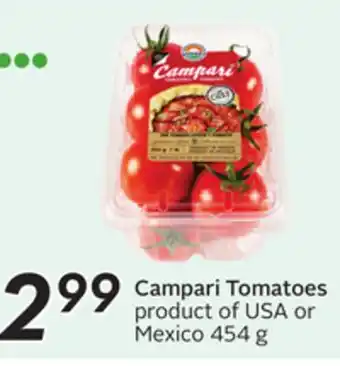 Sobeys Campari Tomatoes offer