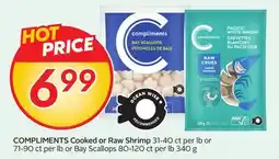 Sobeys COMPLIMENTS Cooked or Raw Shrimp offer