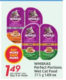 Sobeys WHISKAS Perfect Portions Wet Cat Food offer