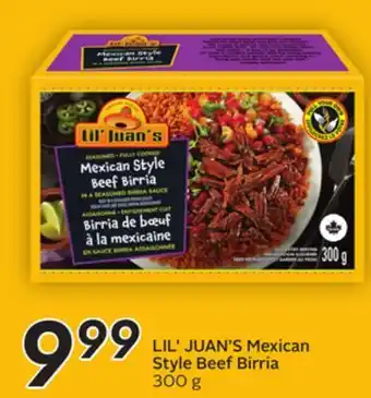 Sobeys LIL' JUAN'S Mexican Style Beef Birria offer