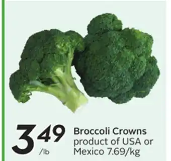 Sobeys Broccoli Crowns offer