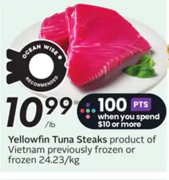 Sobeys Yellowfin Tuna Steaks offer