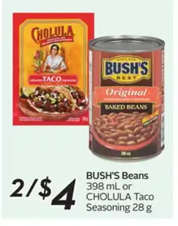 Sobeys BUSH'S Beans offer