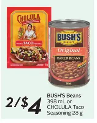 Sobeys BUSH'S Beans offer