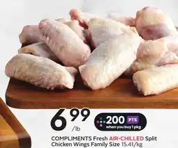 Sobeys COMPLIMENTS Fresh AIR-CHILLED Split Chicken Wings offer