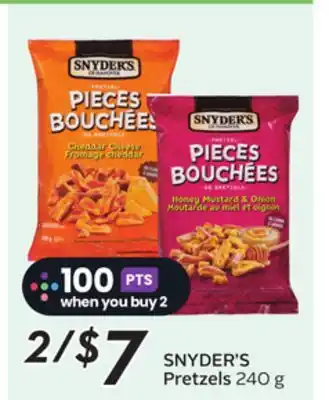 Sobeys SNYDER'S Pretzels offer