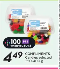 Sobeys COMPLIMENTS Candies offer