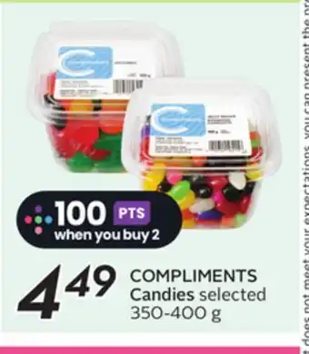 Sobeys COMPLIMENTS Candies offer