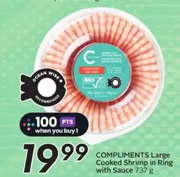 Sobeys COMPLIMENTS Large Cooked Shrimp offer