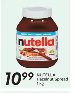 Sobeys NUTELLA Hazelnut Spread offer