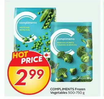 Sobeys Frozen Vegetables offer