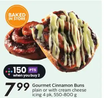 Sobeys Gourmet Cinnamon Buns offer