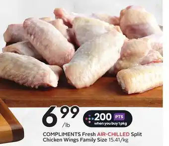 Sobeys Fresh AIR-CHILLED Split Chicken Wings Family Size offer