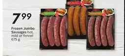 Sobeys Frozen Jumbo Sausages offer