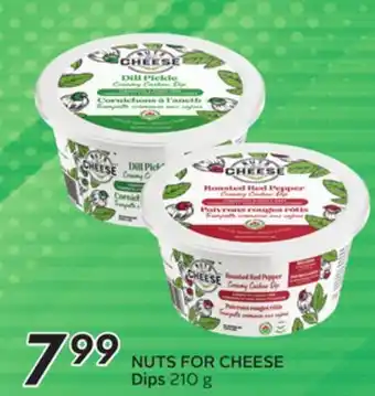 Sobeys NUTS FOR CHEESE Dips offer