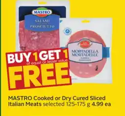 Sobeys Cooked or Dry Cured Sliced Italian Meats offer