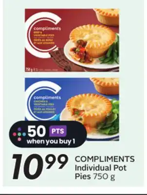 Sobeys COMPLIMENTS Individual Pot Pies offer